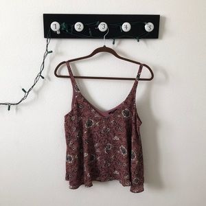FOREVER 21 FLORAL TANK TOP